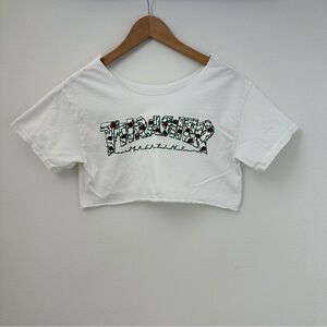 Thrasher Magazine cropped off the shoulder top